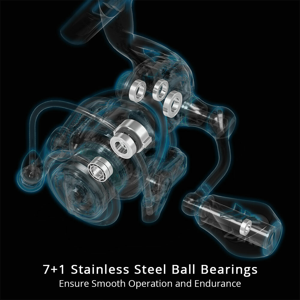 KastKing Zephyr Spinning Fishing Reel 8BBs 22LB Carbon Drag 5.2:1 Gear Ratio