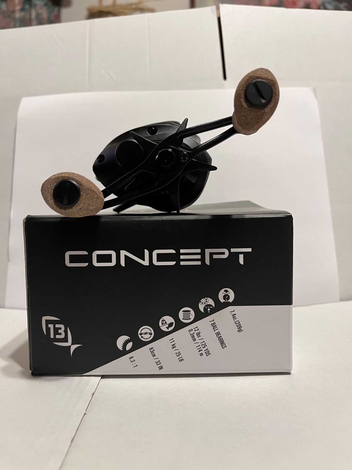 13 Fishing Concept A2 8.3:1 RH Aluminum Body Baitcasting Reel NIB