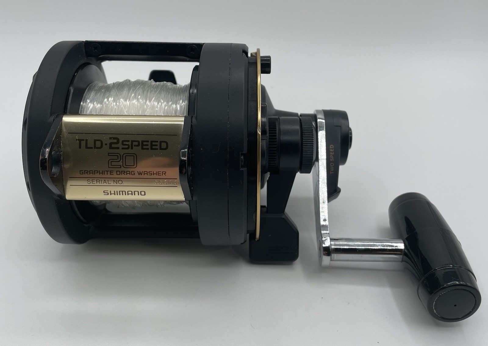 Shimano TLD 20 Two Speed Lever Drag Reel With Rod Clamp