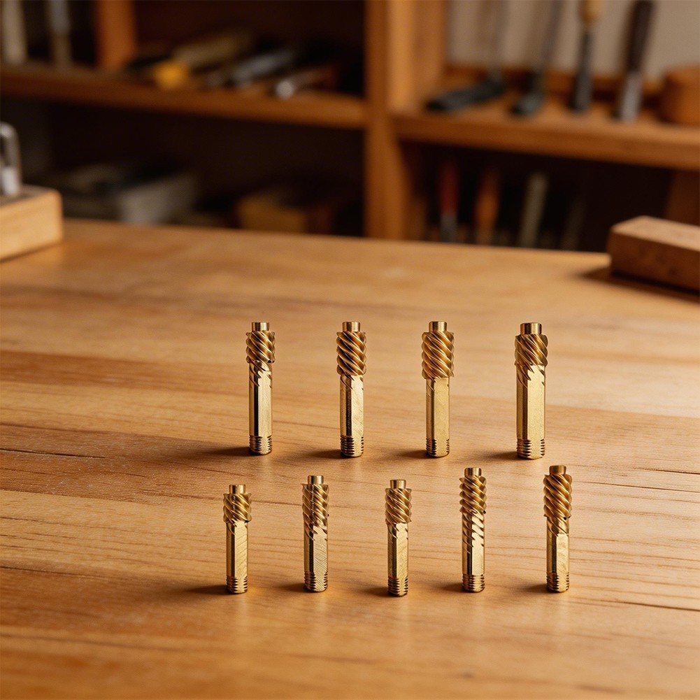Fishing Reel Pinion Gear Rod Brass Main Spindle 45.8mm 39.1mm 33.9mm Length