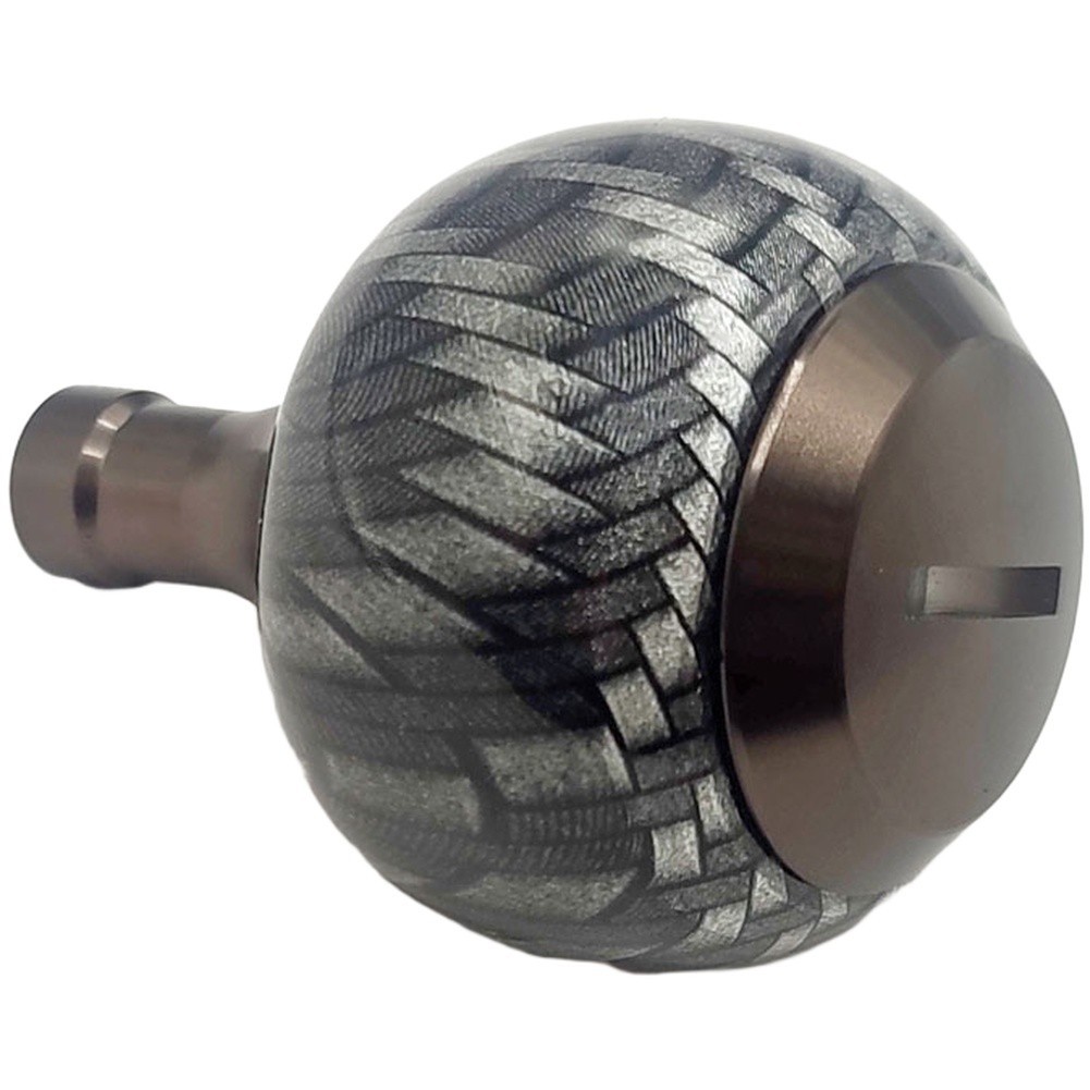 Fishing Reel Grip Ball Knobs for For DAIWA For FUEGO Carbon Fiber and Aluminum