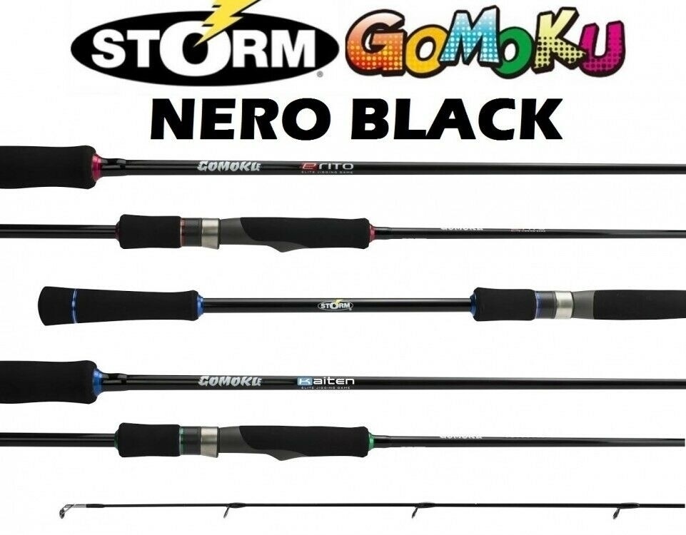 Storm Gomoku Nero ERITO 6′ 1 Piece PE 0.8-1.5 Micro Jigging Spin REPAIRED TIP