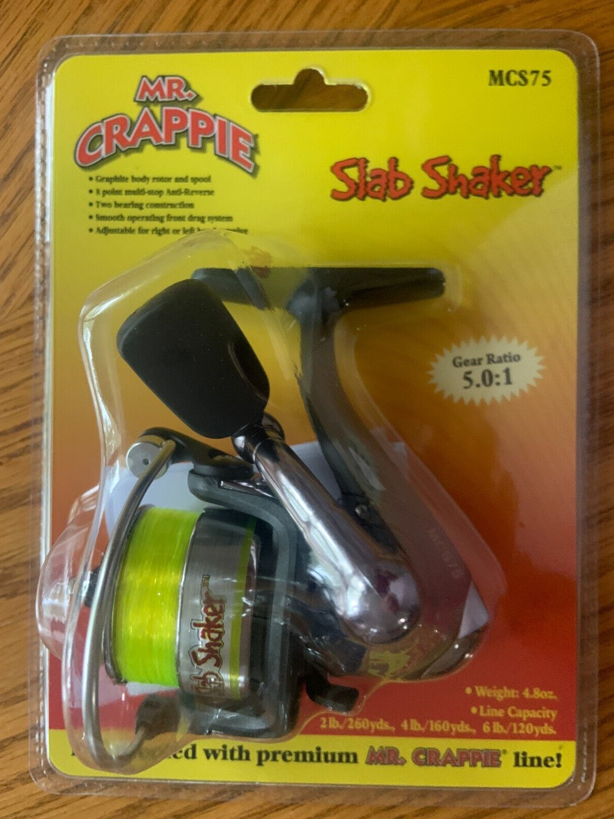 LEW’S MCS75 MR CRAPPIE SLAB SHAKER SPINNING REEL