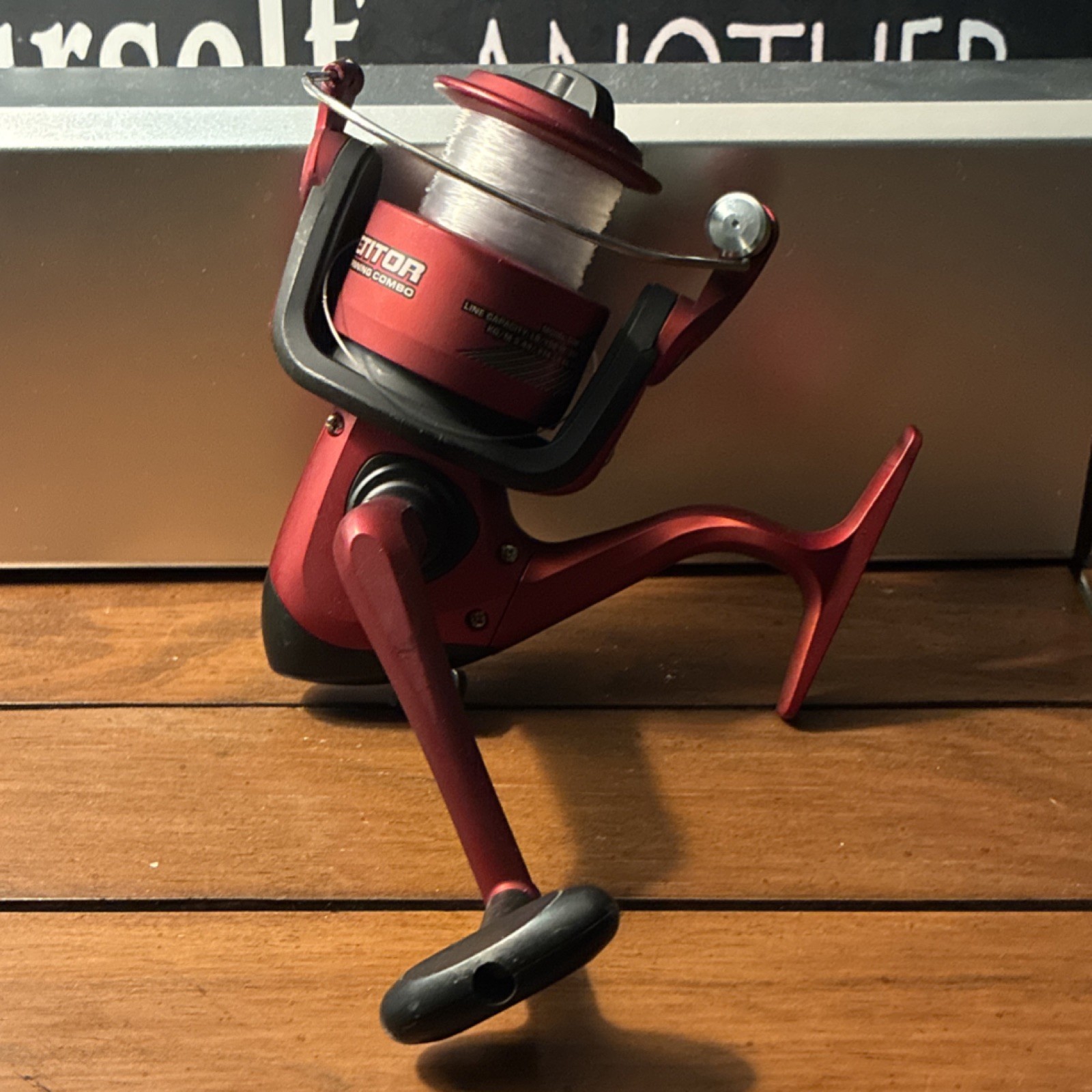 Shakespeare Competitor Spinning Reel Red & Black Pre-Spooled Fishing Reel
