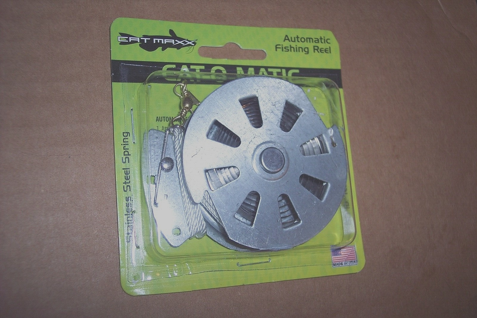 Automatic Fishing Reel Yo Yo Style 60 # Test Cat-O-Matic Reel Limb Line Cat Fish