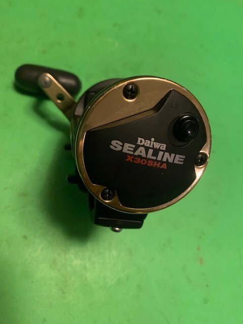 DAIWA SEALINE SPEED SHAFT X 30 SHA CONVENTIONAL CASTING FISHING REEL WITH BRAID