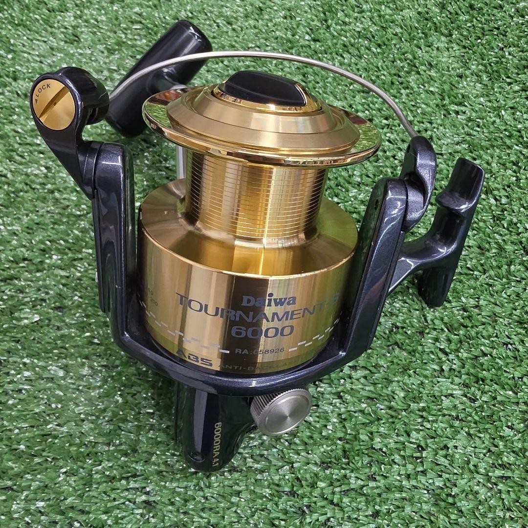 Daiwa Tournament S 6000 Spinning Reel for Large Fish ABS Gear Ratio 4.1 Used