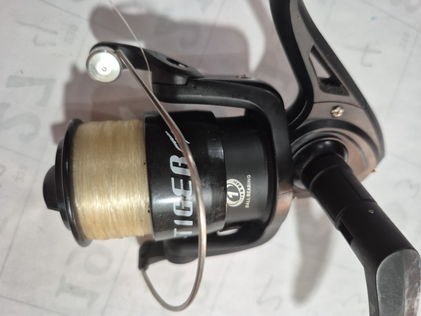 Shakespeare Tiger TGRB50 spinning FISHING reel BLACK