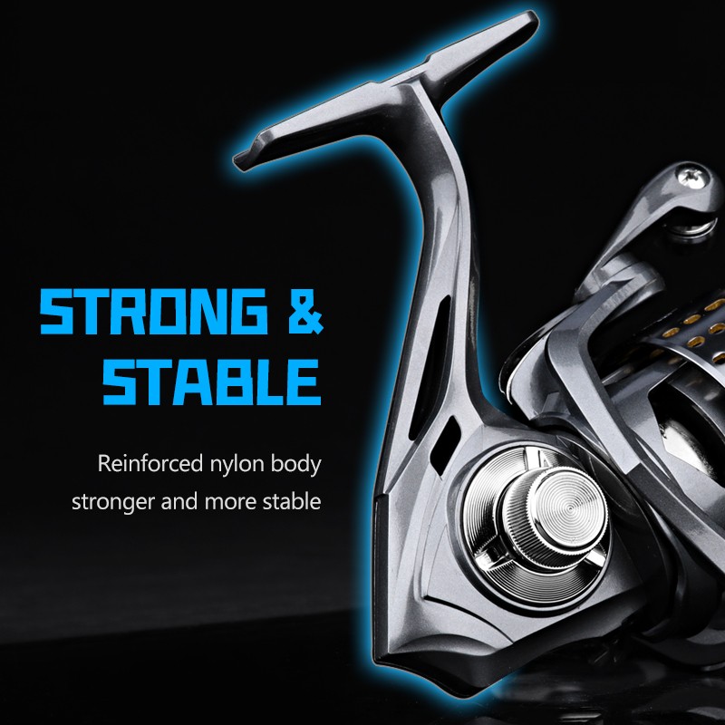 5.2:1 Spinning Wheel Metal Sea Fishing Long Casting Reel 3+1BB Brake Force 15KG