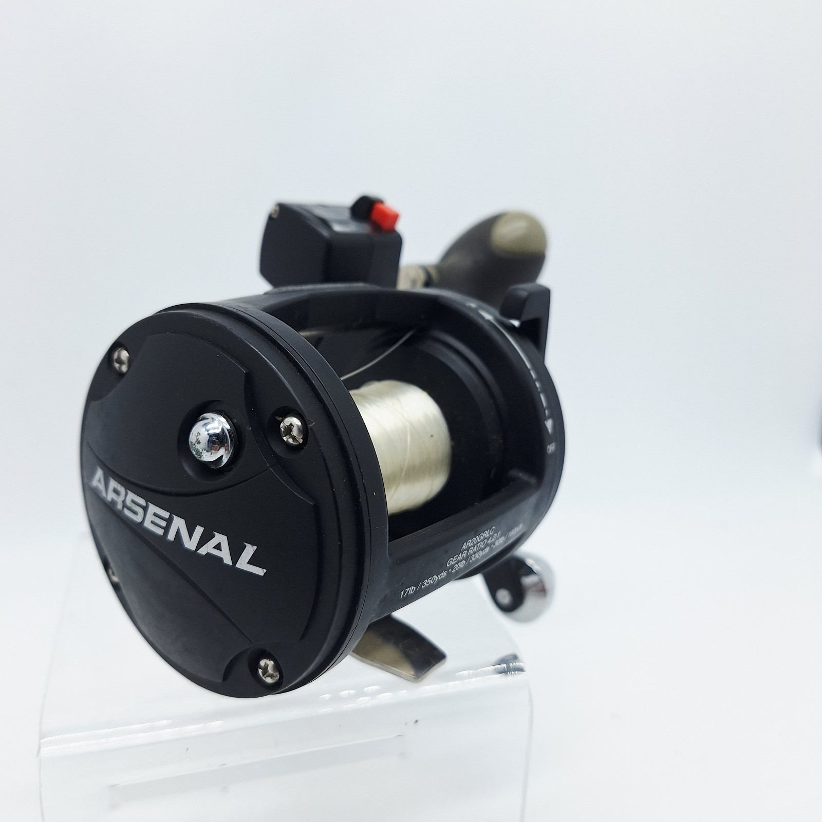 Shakespeare arsenal 4.2:1 Line Counter Levelwind Trolling Fishing Reel 17lb/350y