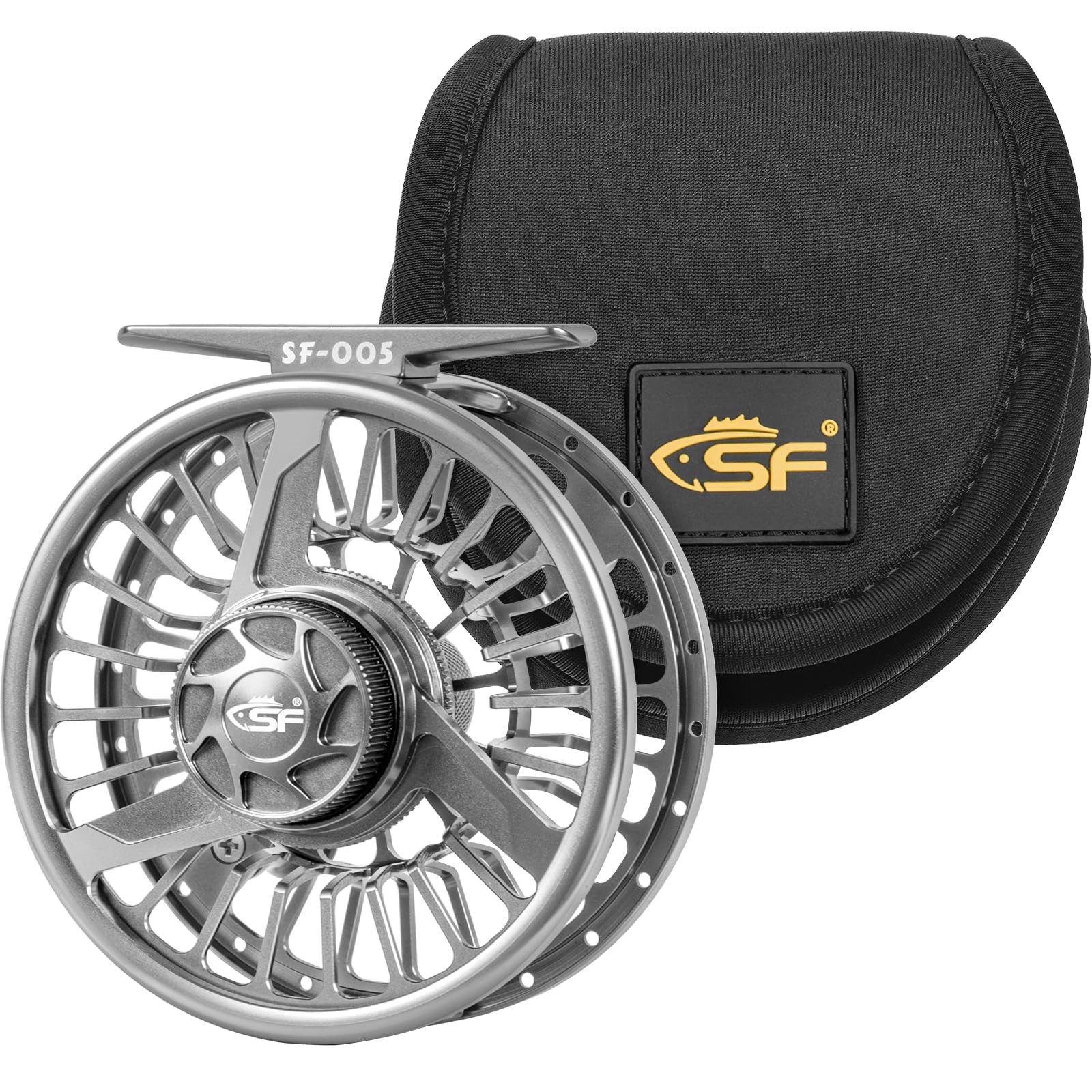 SF Premium SF005 Fly Fishing Reel AircraftGrade Aluminum 5/6/7 WT DustProof S…