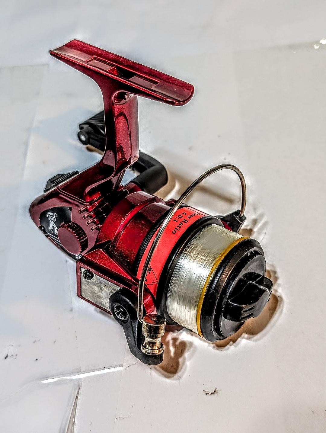 TRAIL WORTHY SP1000 OPEN FACE SPINNING REEL, ZEBCO 404 CLOSED FACE SPINNING REEL
