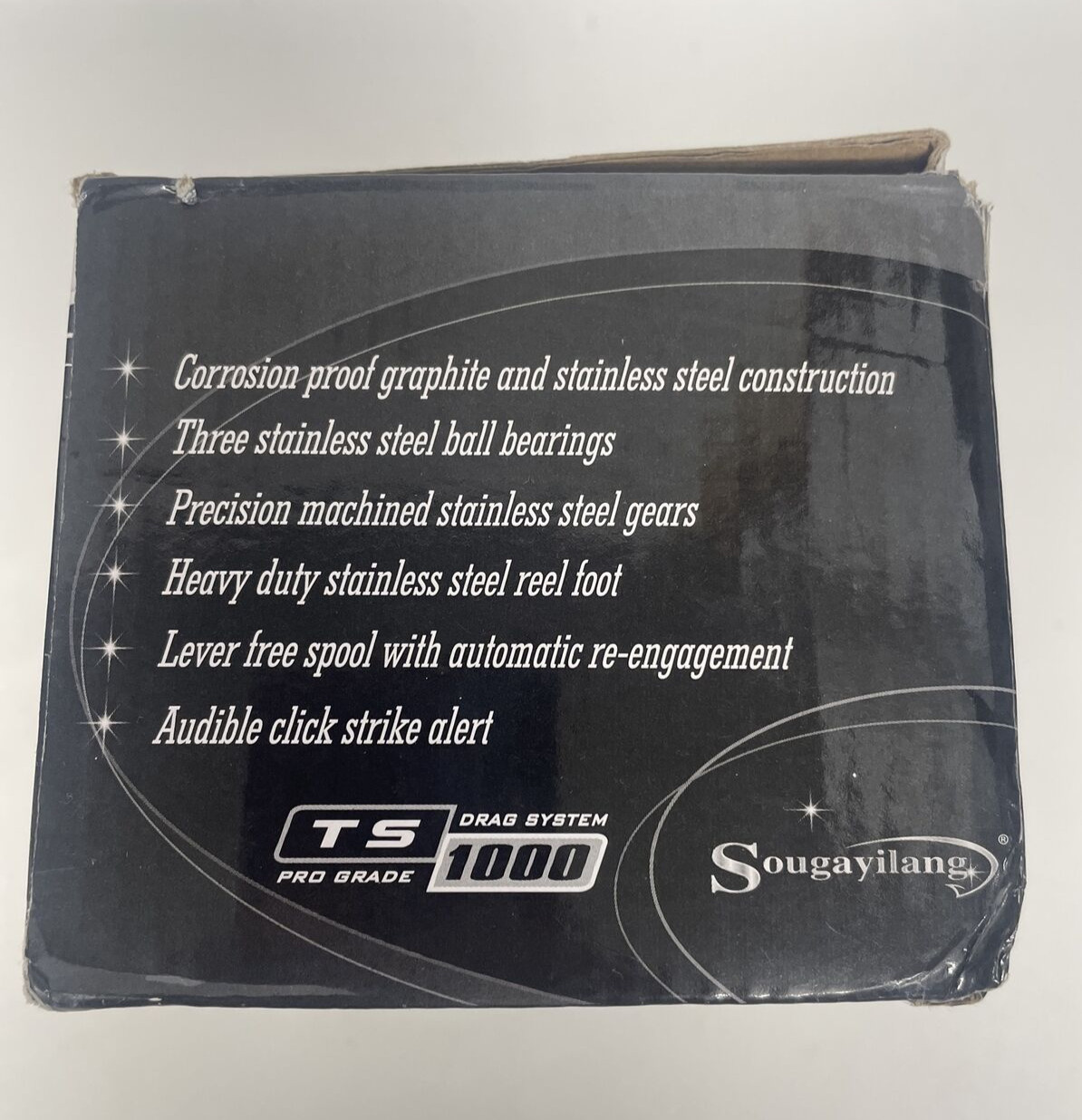 Sougayilang Precision Star Drag System Pro Grade 1000 Reel TSSD 4000L