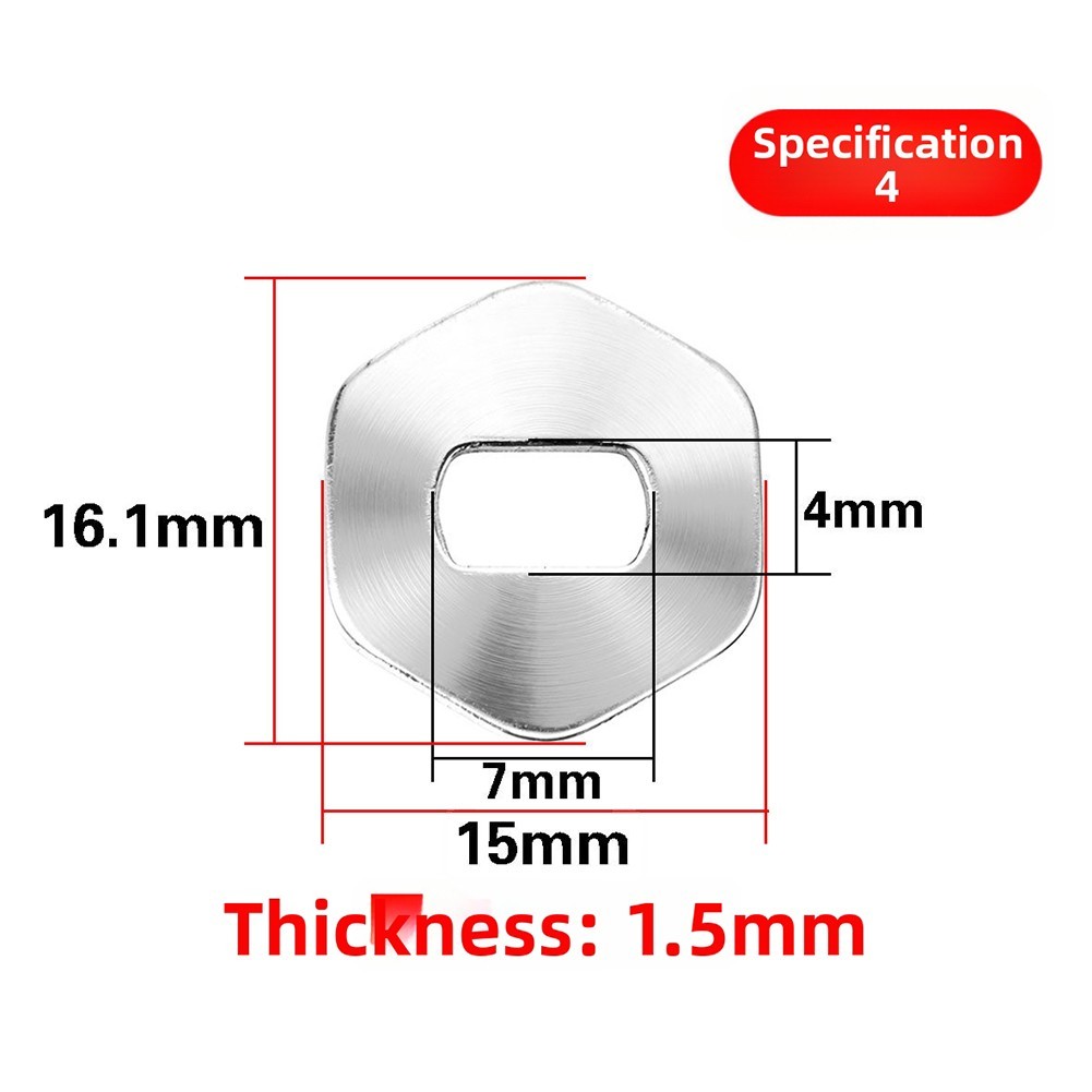 Precision Fit Hex Gasket for LIVRE DRT PTH Fishing Reel 4mm x 7mm 5mm x 8mm