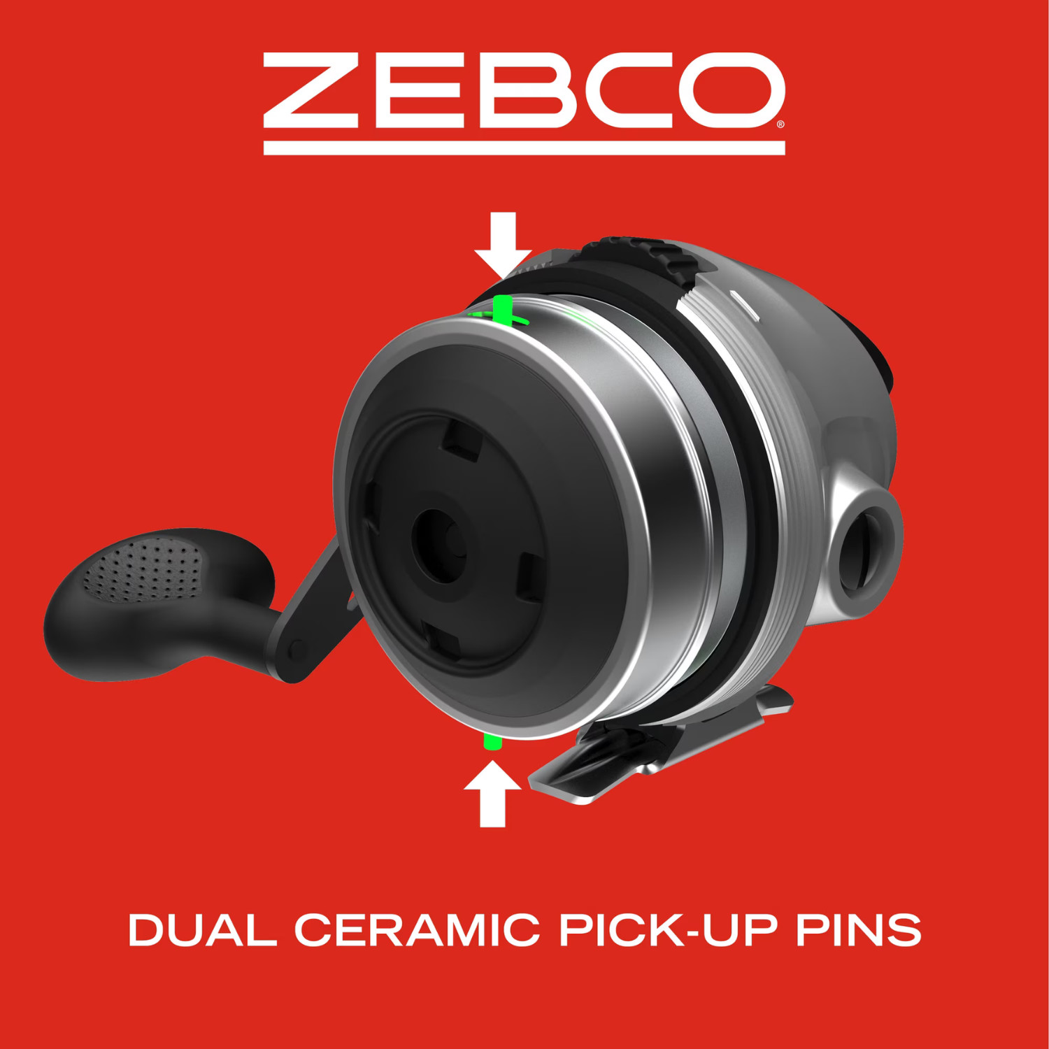 Zebco 888 Spincast Fishing Reel Size 80 Heavy Duty All Metal Gears