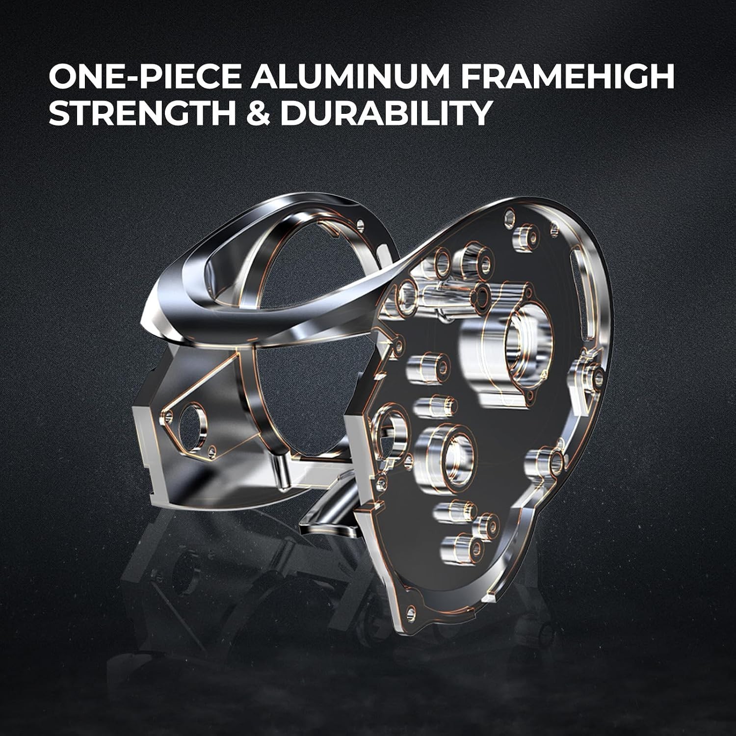 Alinox 400 Fishing Reel, 38LB Drag, Aluminum Frame, 8+1 BB