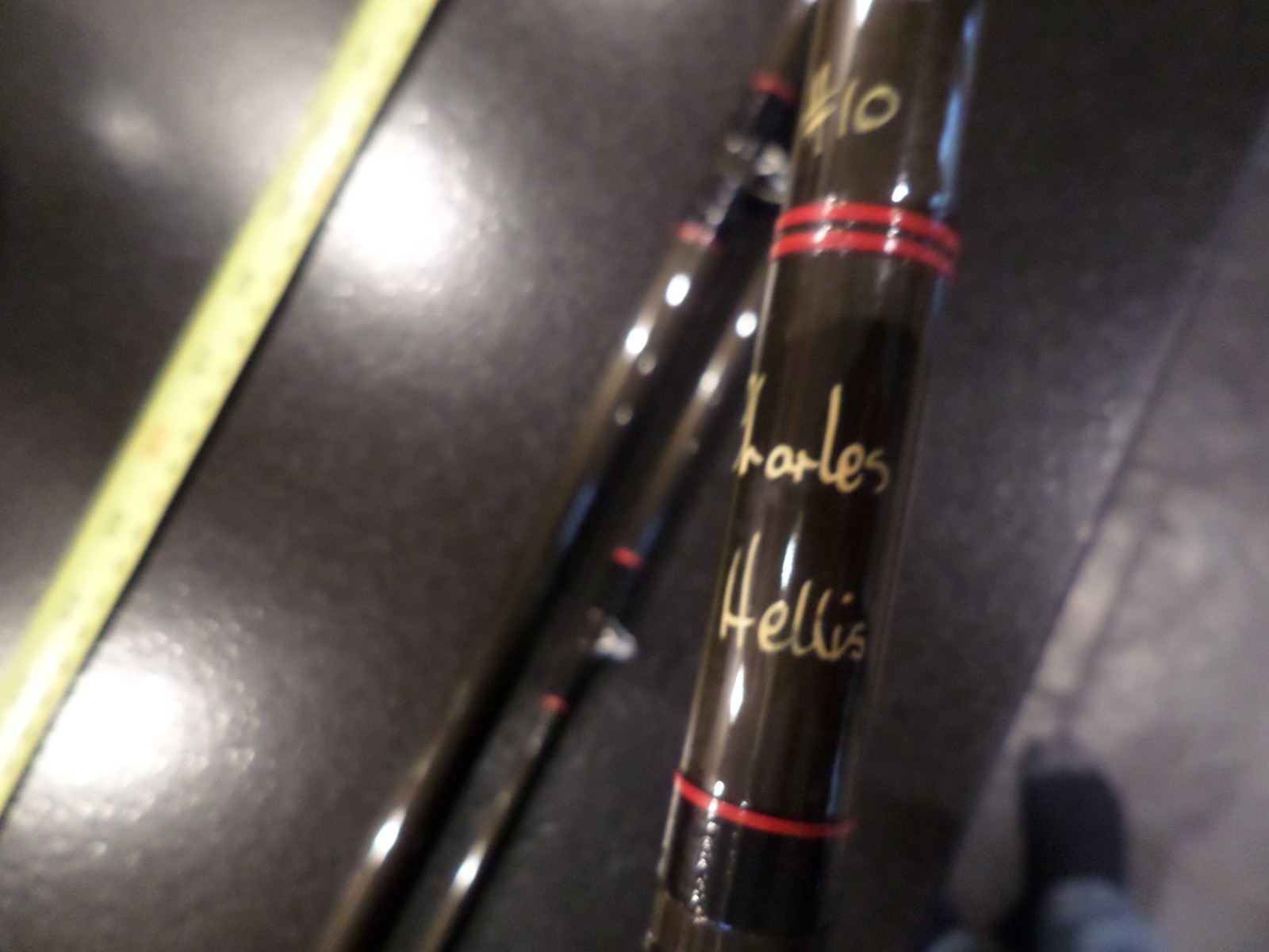 Wayland 18 3-Piece Split Cane 15ft Salmon Fly #10 Charles Hellis & Case