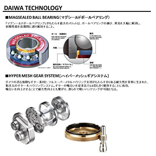 DAIWA Bait Reel 18 RYOGA Left Handle 2018 Model Japan