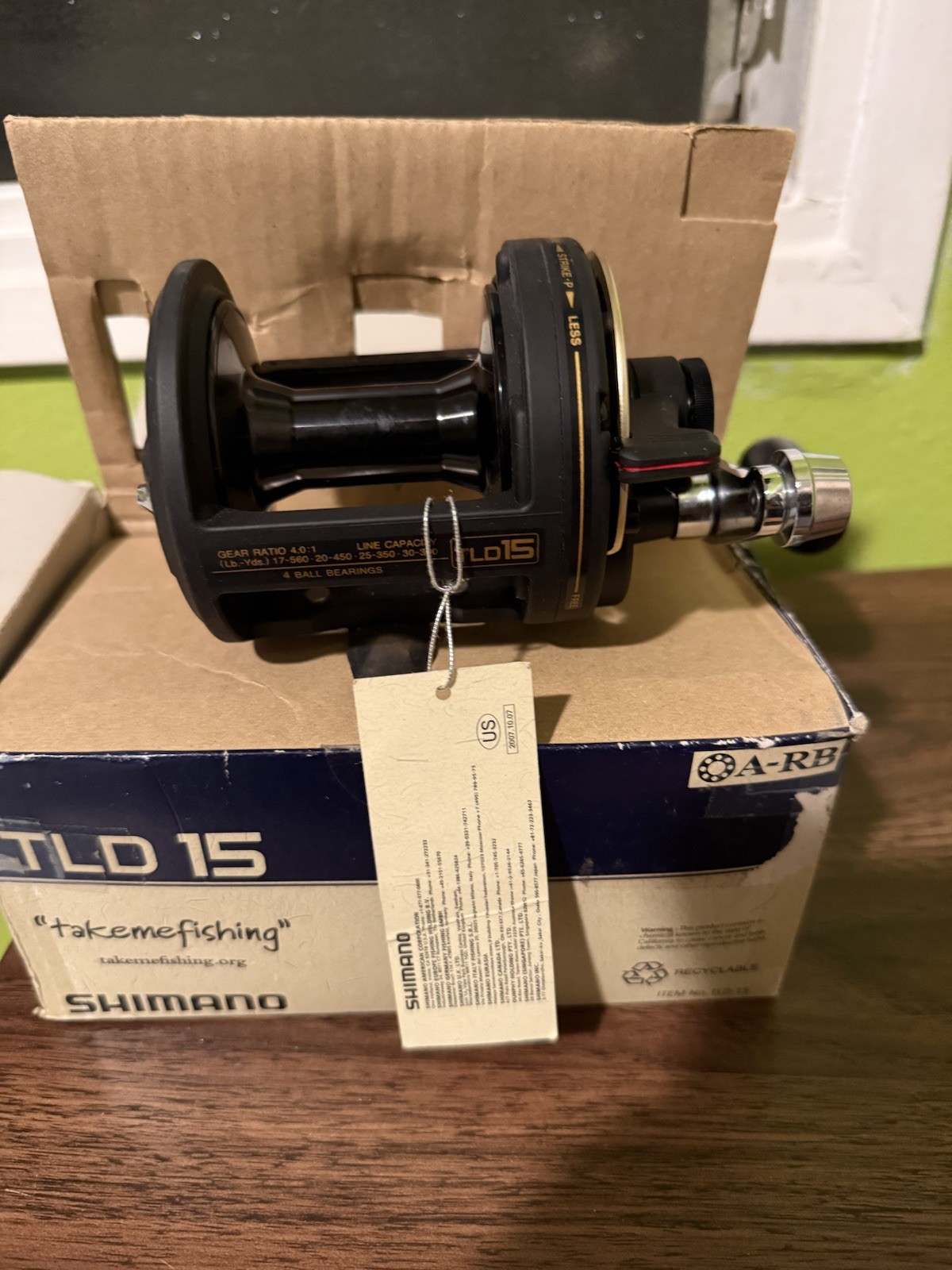 Shimano TLD 15 Right Hand Conventional Reel