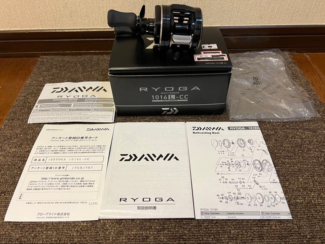 Good condition DAIWA Daiwa 18 Ryoga 1016L-CC