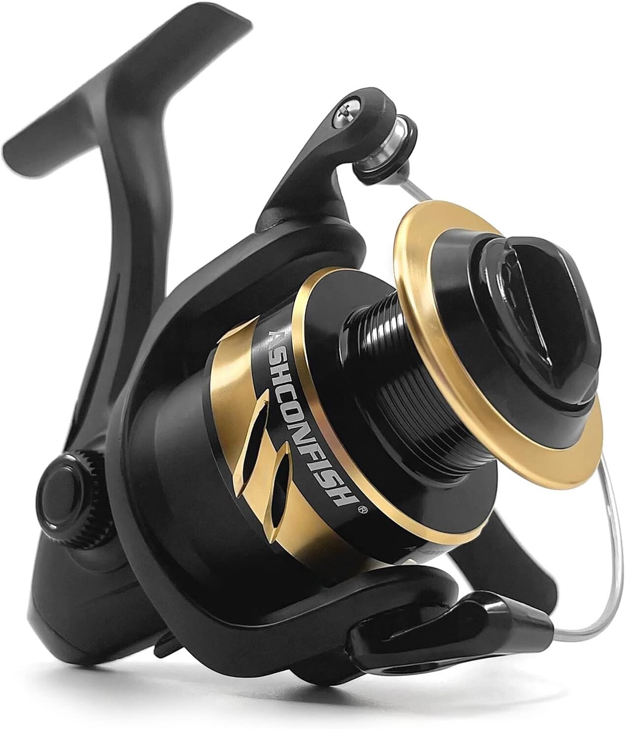 Lightweight Metal Fishing Spinning Reel & Handle -100m Braid Line – 7+1 Steel BB