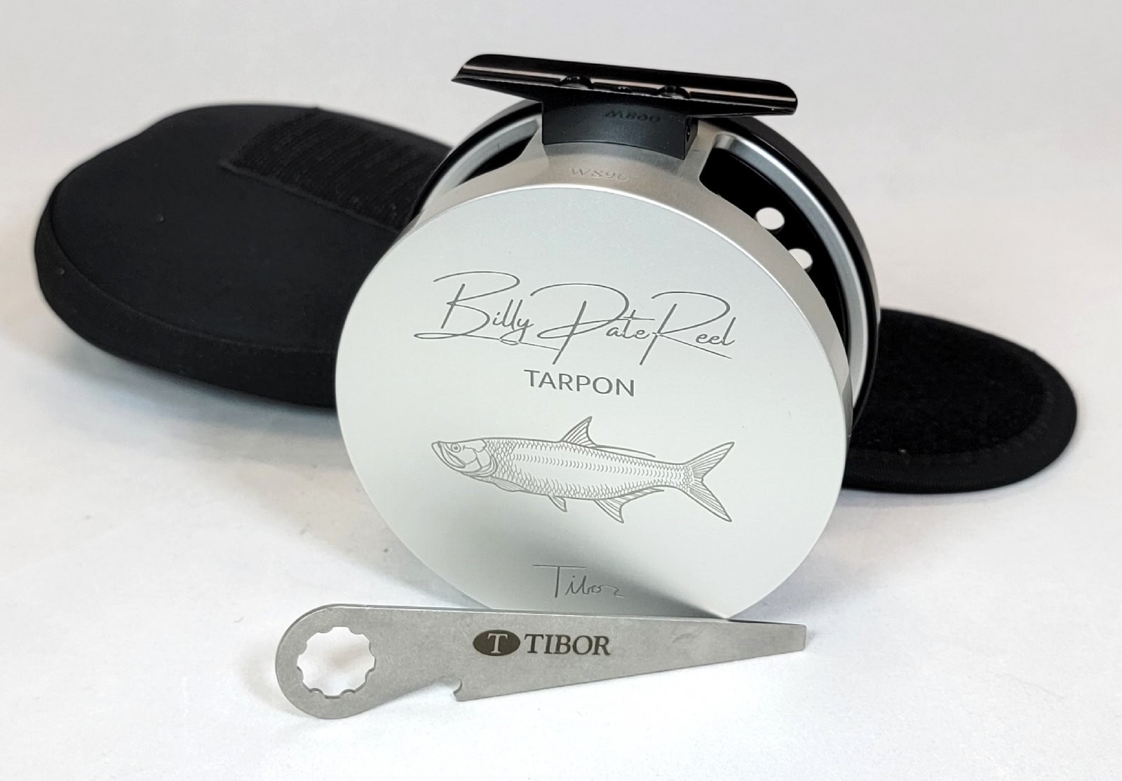 Tibor Billy Pate Tarpon Fly Reel w/Tarpon Engraving – Left Hand – FREE FLY LINE
