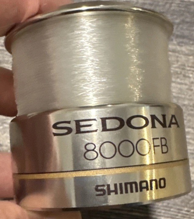SHIMANO SEDONA 8000FB Fishing Reel Extra Spool Great Condition Free SH