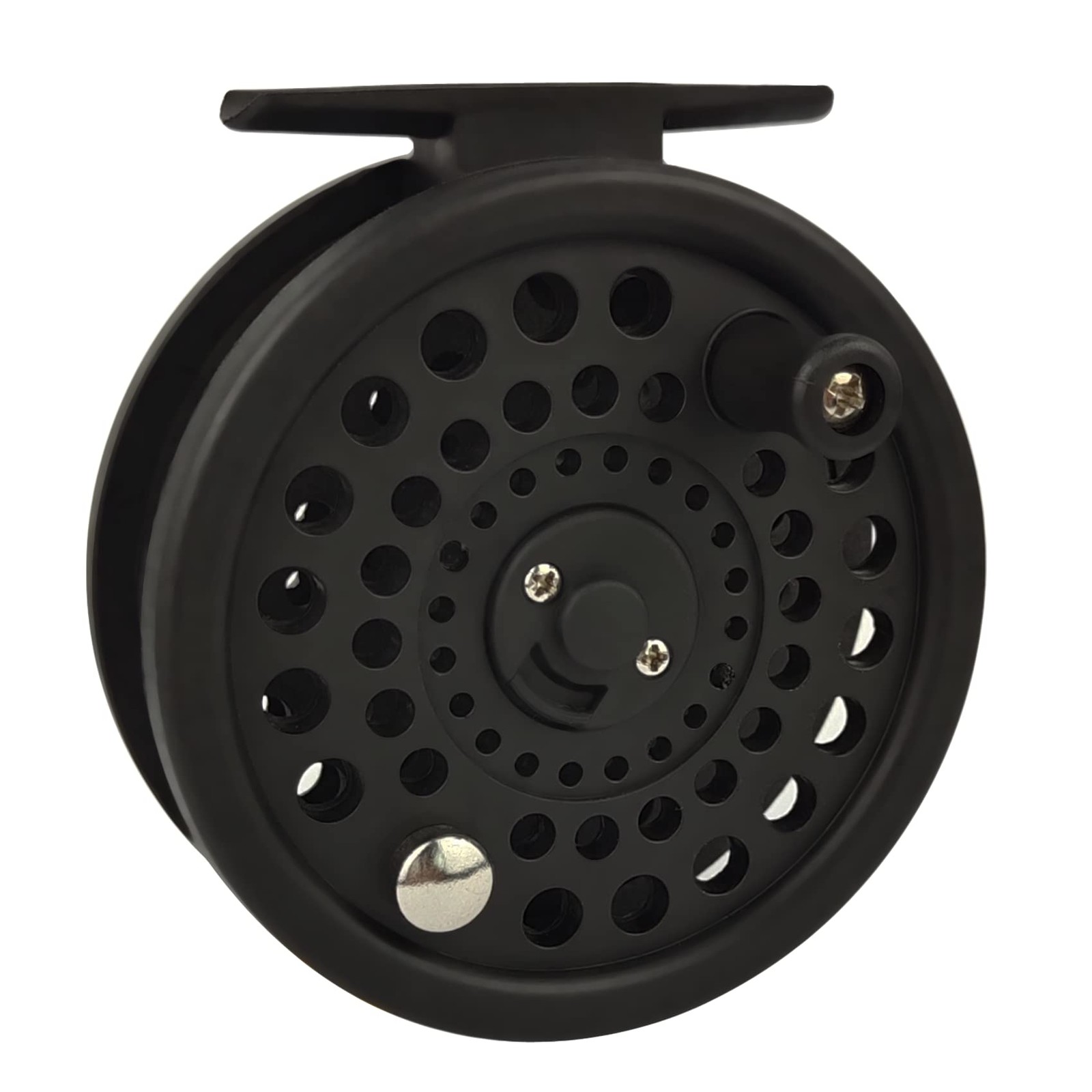 Cm Graphite Fly Reel Click Drag System Classic Iv Graphite Large Arbor Sizes 3/5