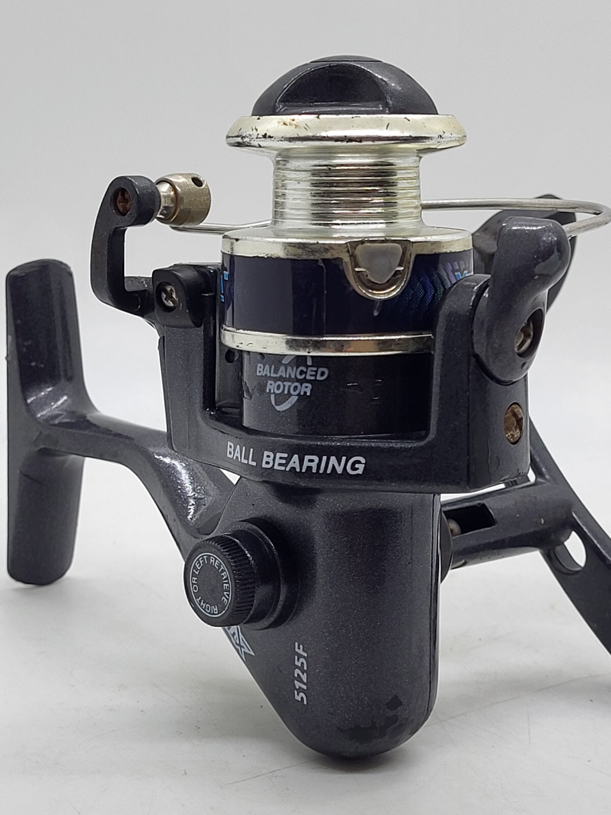 SHAKESPEARE XTERRA 5125F OPEN FACE SPINNING REEL, BALANCED ROTOR, EXCELLENT COND