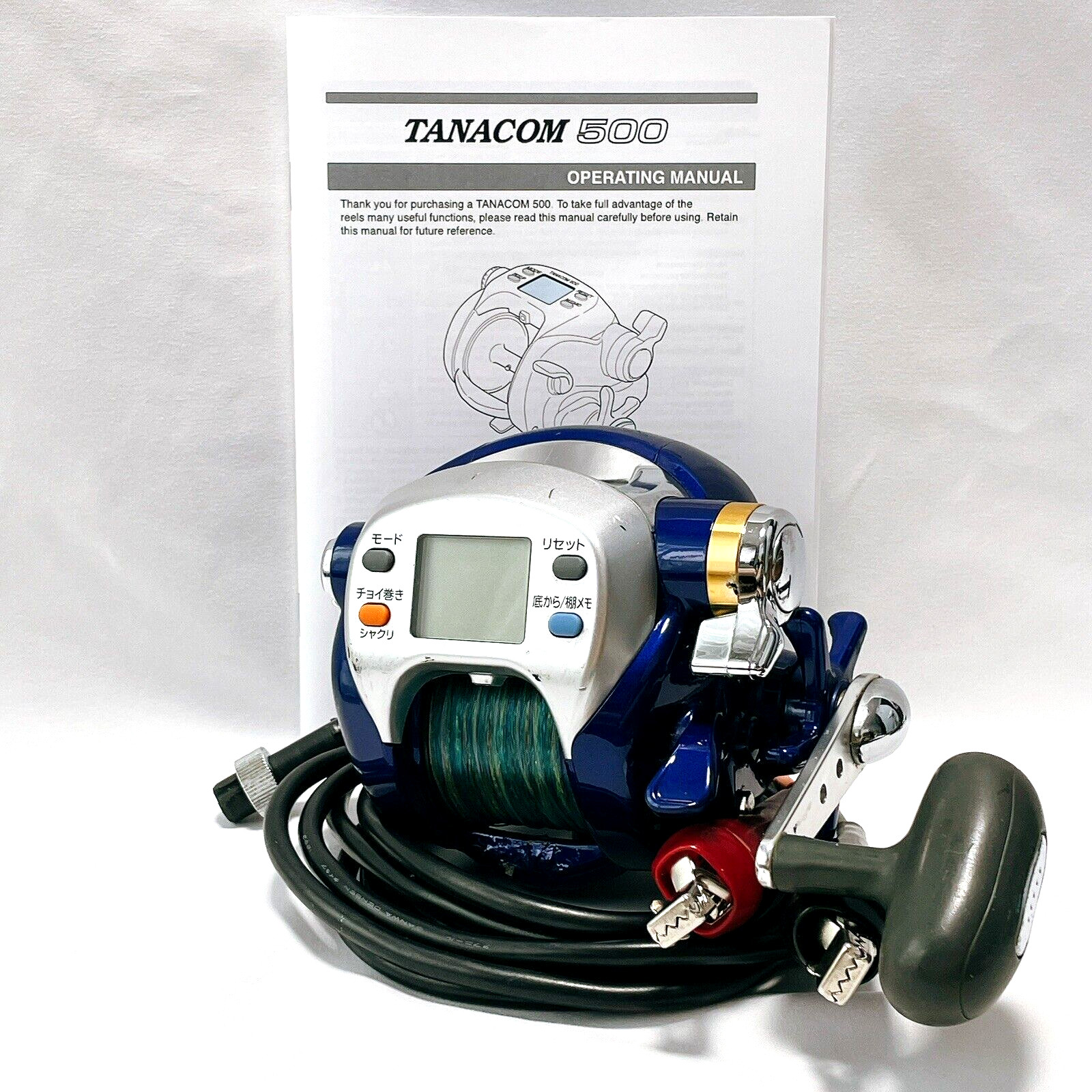 Daiwa HYPER TANACOM 500Fe Auto Jigging Electric Reel w/ Cable & English Manual
