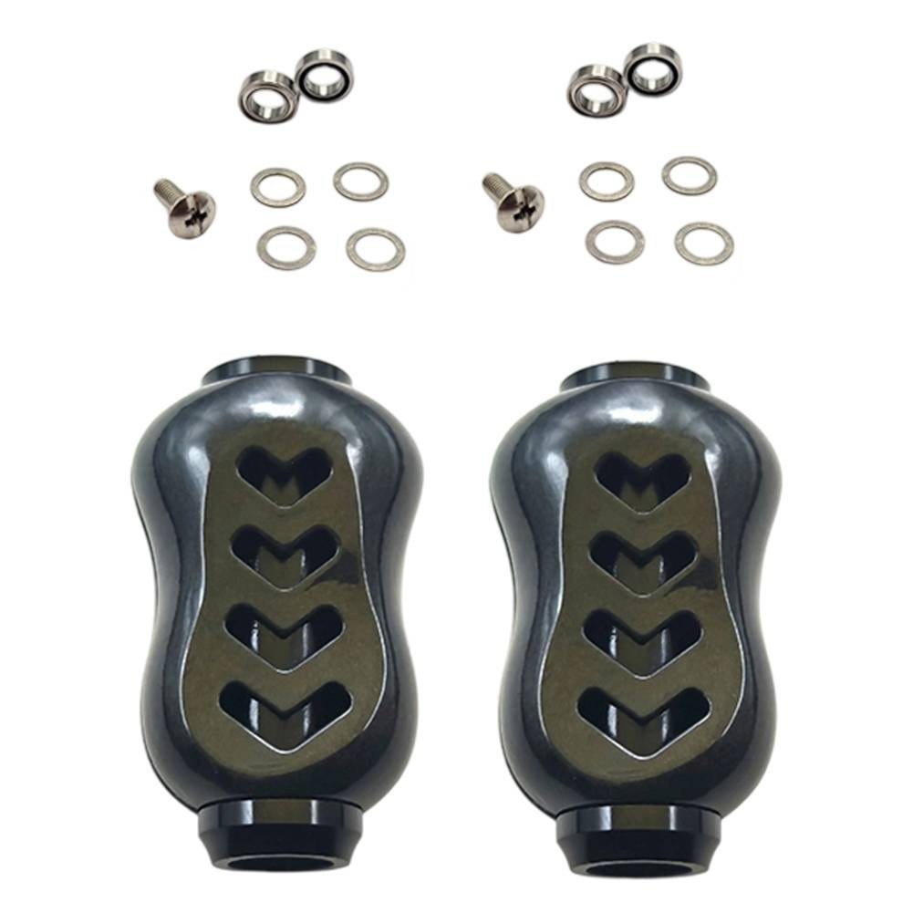 Carbon Fiber Handle Knob for DAIWA For Metanium For ALPHAS PR100 PD106 Reels