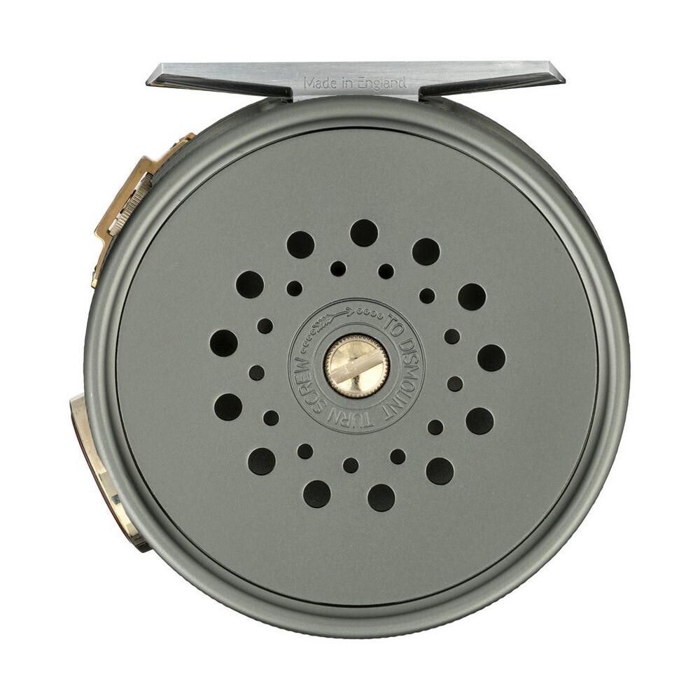 NEW HARDY 1912 PERFECT 3 1/8″ FLY REEL RHW – 4/5 WEIGHT – RED AGATE LINE GUARD