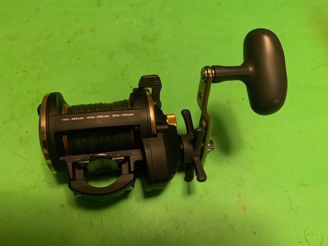 DAIWA SEALINE SPEED SHAFT X 30 SHA CONVENTIONAL CASTING FISHING REEL WITH BRAID