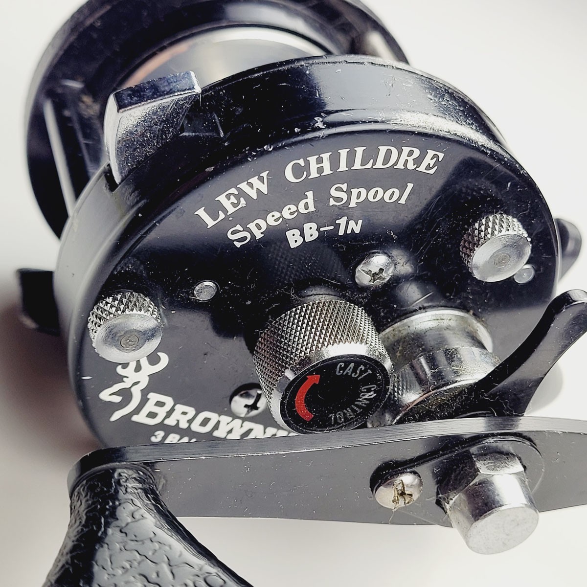 Lew Childre Lew’s Baitcasting Reel BB-1N Speed Spool Black R/H (E)