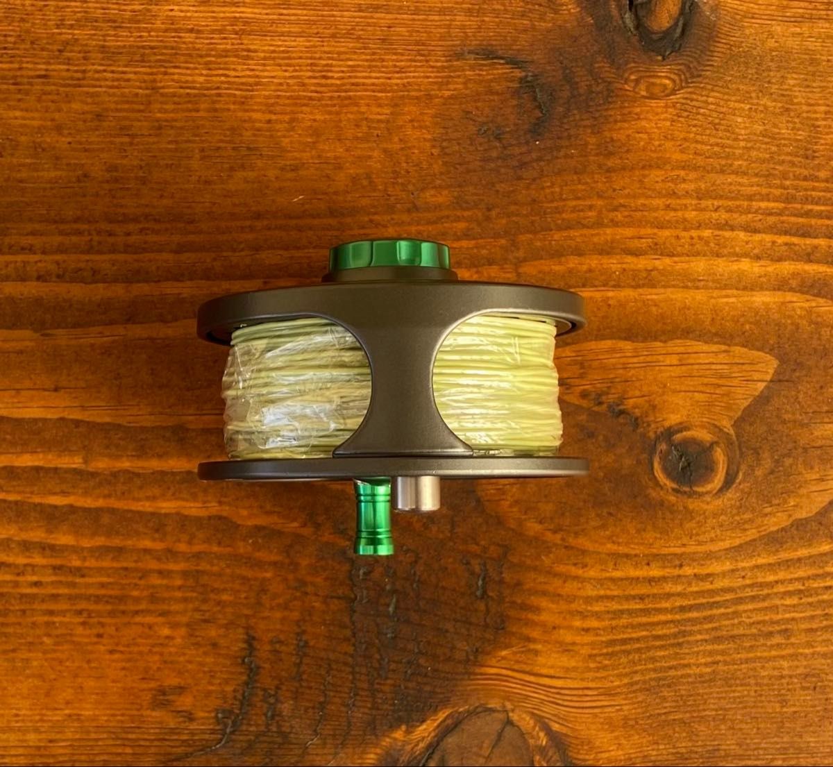 GOTURE Fly Reel 5/6 CNC Machined Aluminum Gray Green WF5 Line 3.35in Diameter