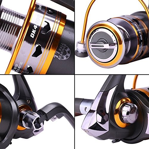 Sougayilang Spinning Fishing Reels with Left/Right Interchangeable Collapsible