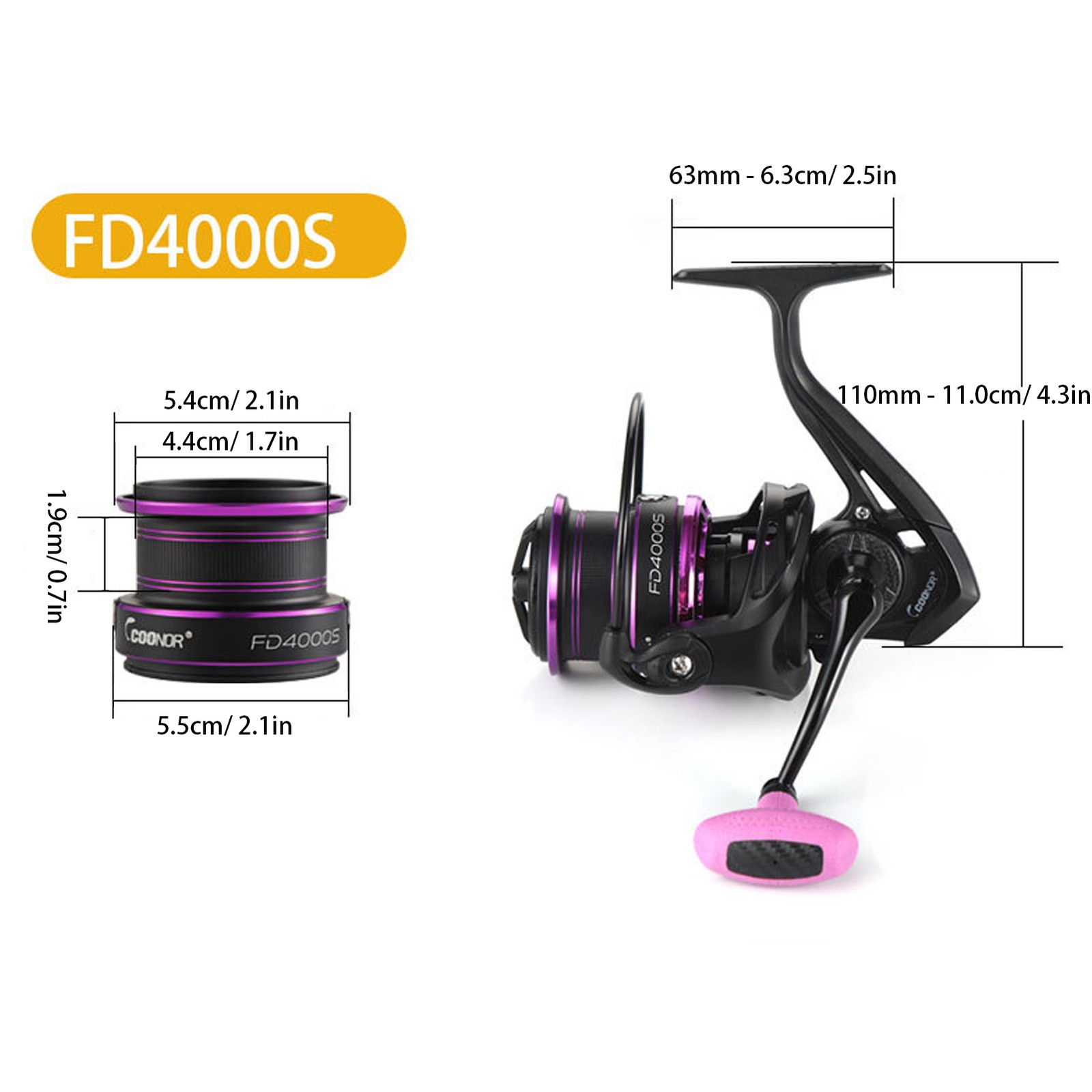 Heavy Duty Metal Fishing Rotating Reel For Effortless Casting KBQB