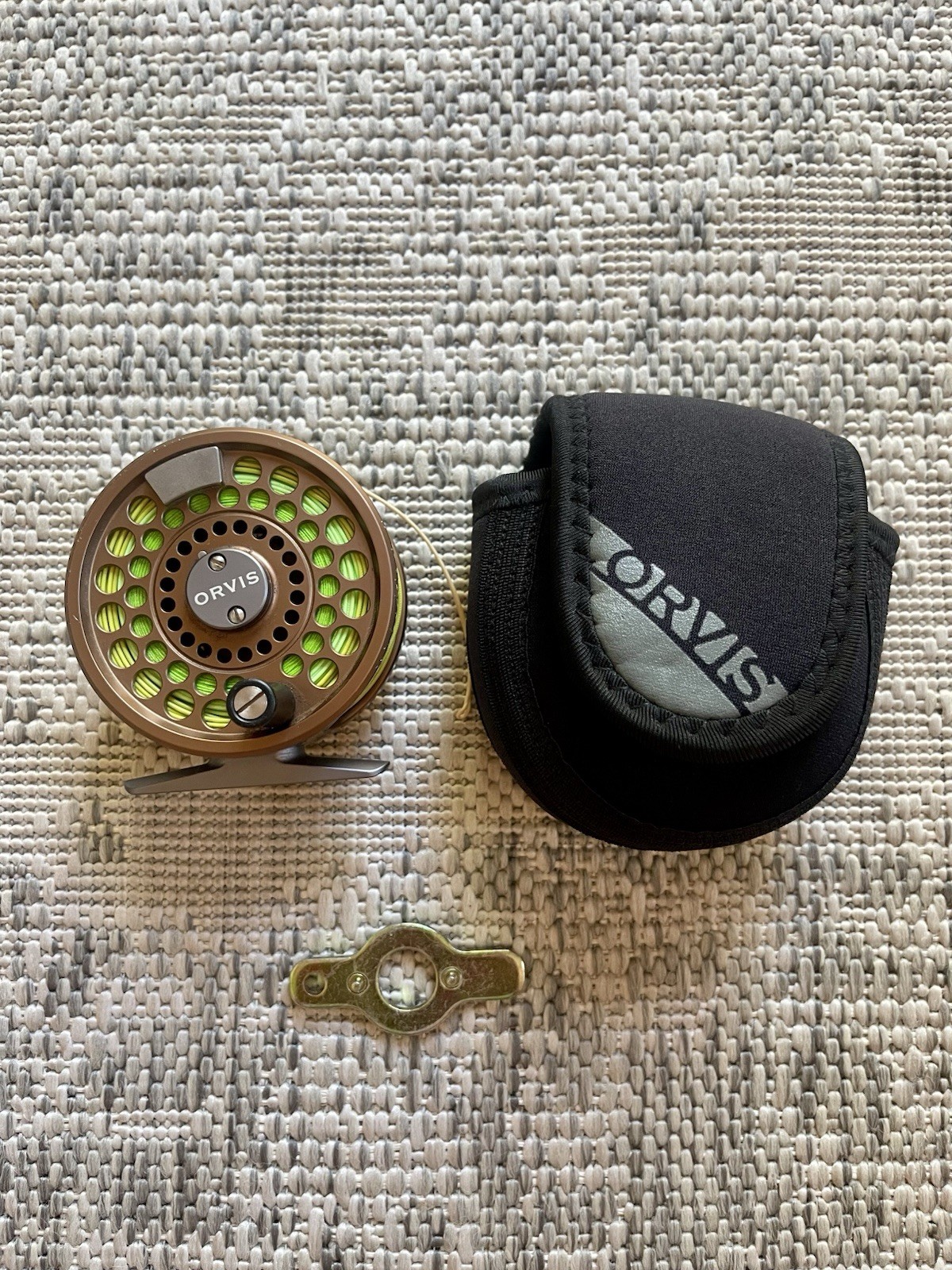 Orvis Battenkill Disc II Fly Reel + SA Amplitude Textured MPX Fly Line (WF3F)