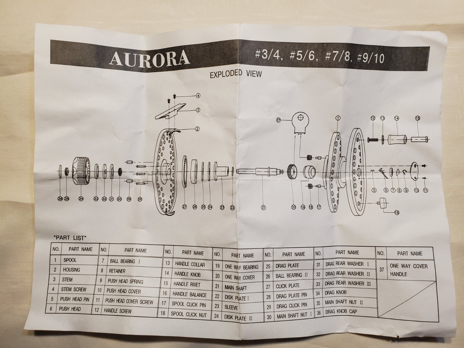Trout fly reel Suntech2 Aurora 3-4 weight – New rare