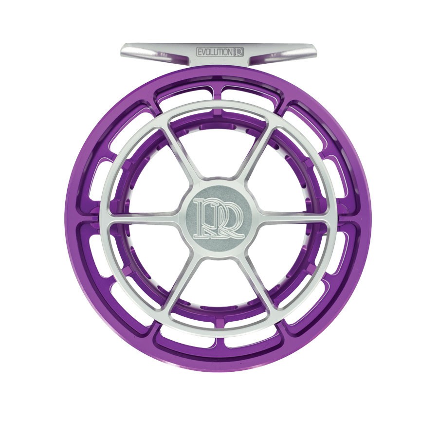ROSS EVOLUTION R 4/5 FLY FISHING REEL – NEW 2026 PURPLE COLOR – FREE MPX LINE!