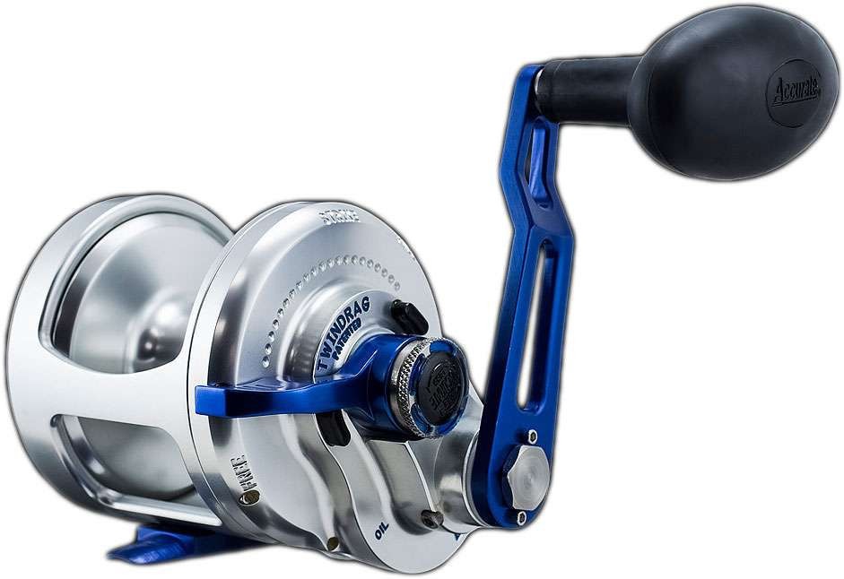 NEW Accurate boss extreme 600 6:1 silver blue