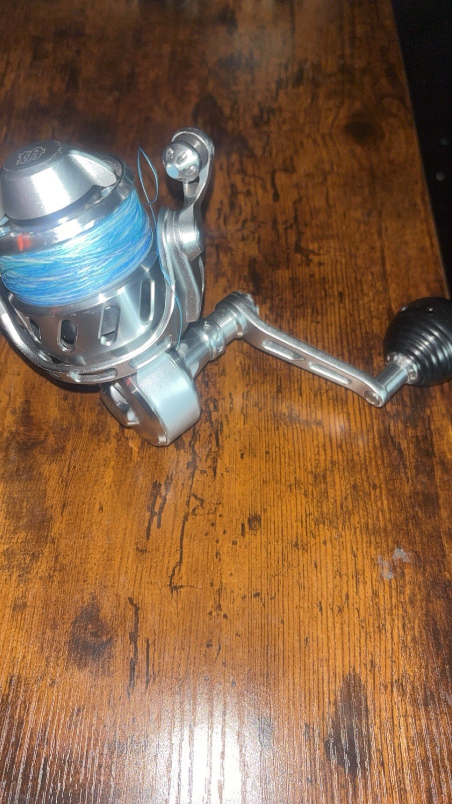 Van Staal Vr150 Spinning Reel Silver Pre-Spooled Blue Line + Wrench