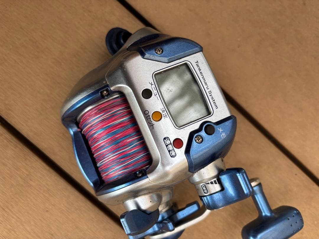 Electric Reel Digital Display Silver/Blue
