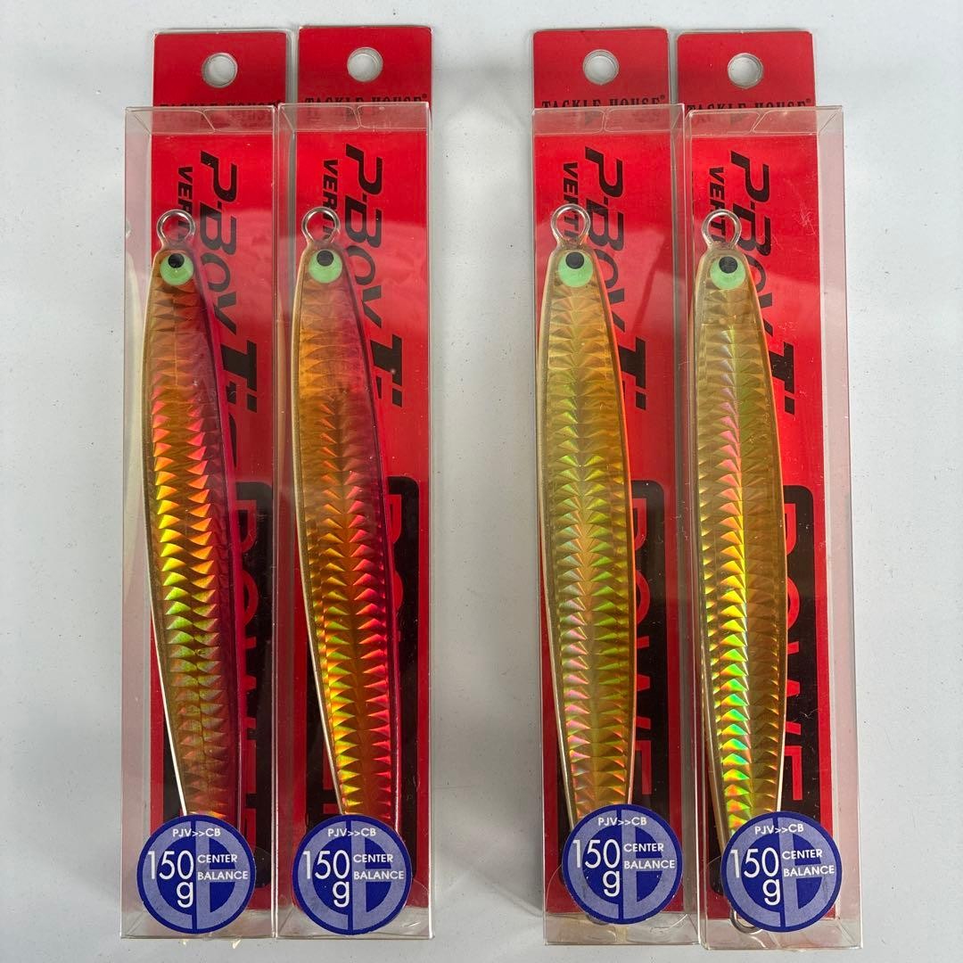 TACKLE HOUSE P-Boy Metal Jigs 150g 4pc Set