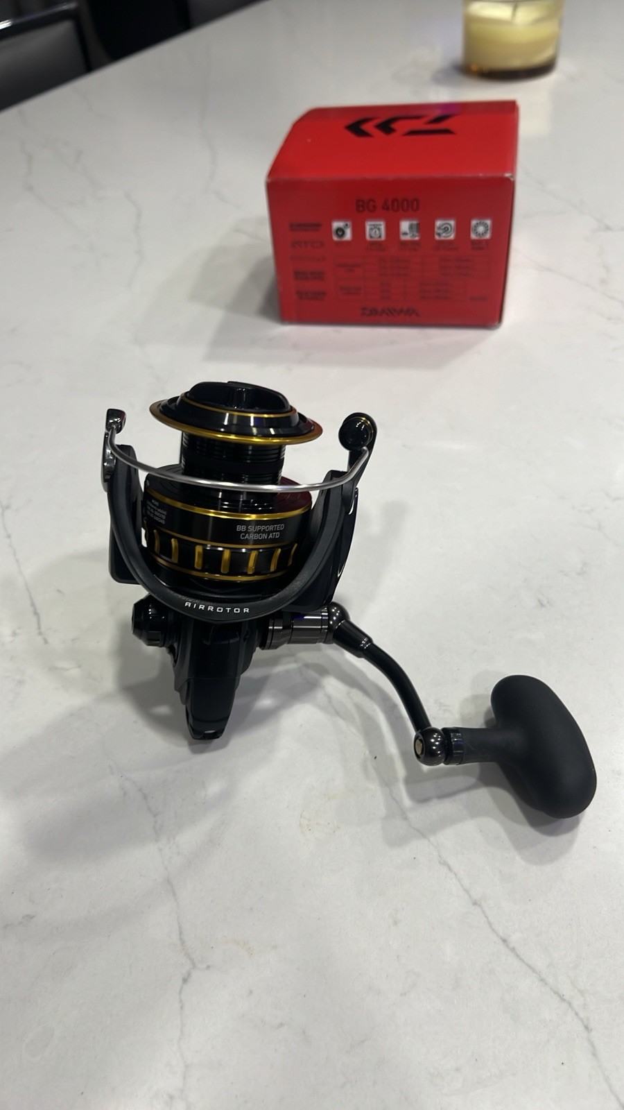 Daiwa BG 4000 Spinning Reel brand new with box