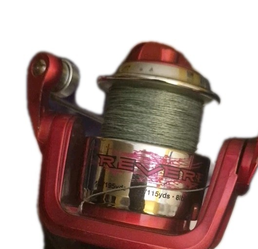 Shakespeare Reverb RVSFSP30 red Spinning Fishing Reel Prespooled