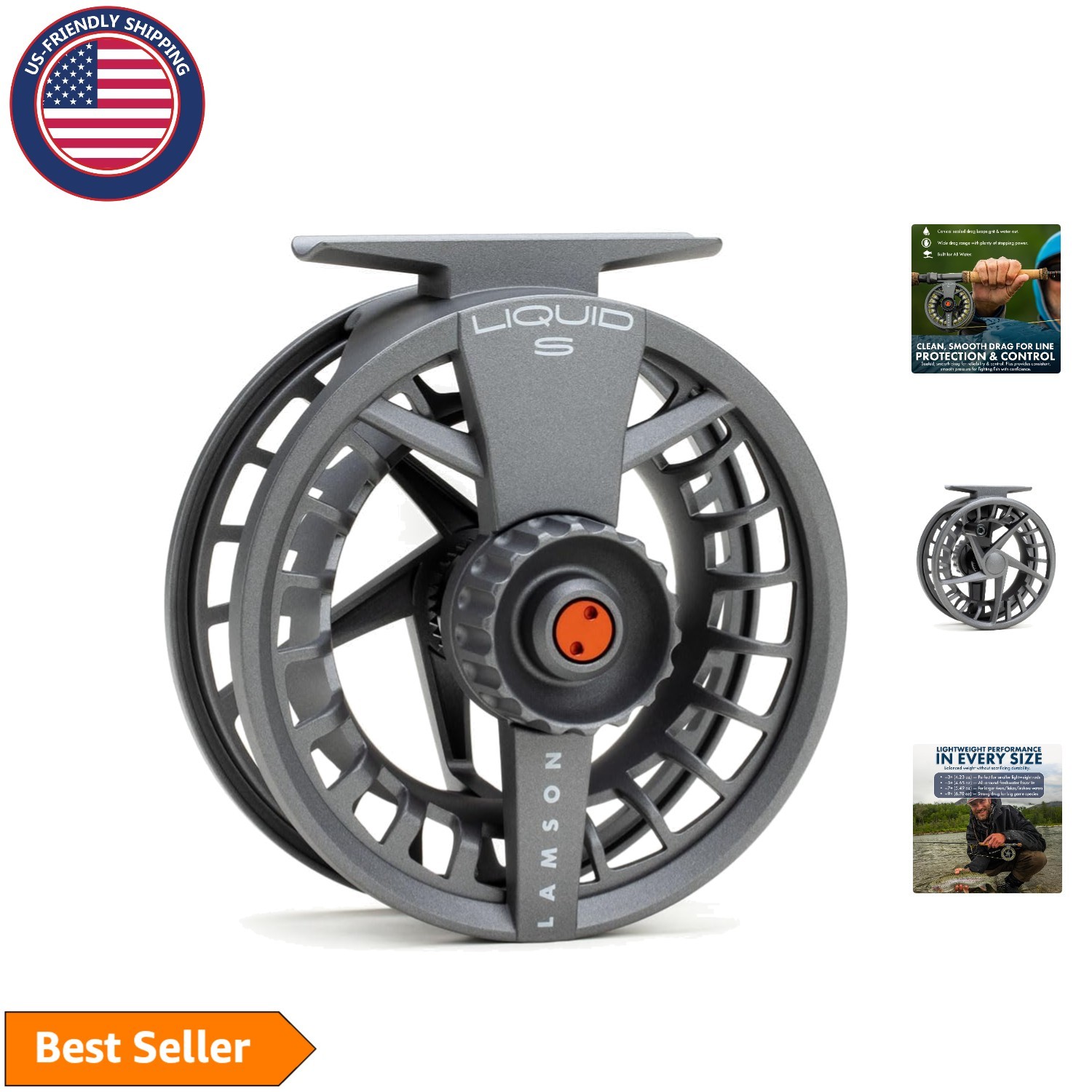 Liquid S Fly Fishing Reel – Lightweight, Durable, All-Water Performance
