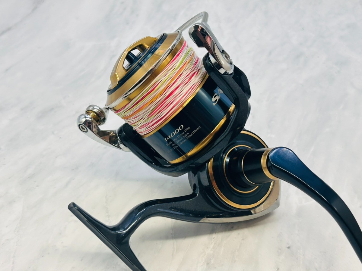 DAIWA 20 SALTIGA 14000-XH Spinning Reel From Japan Fast Shipping