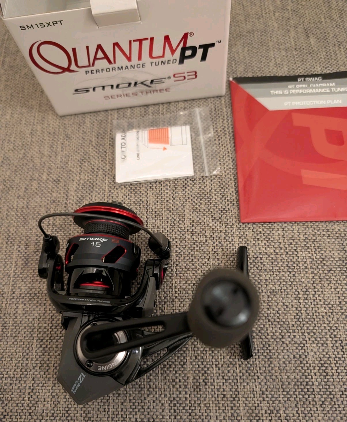 Brand New Quantum PT Smoke S3 15XPT Spinning Reel