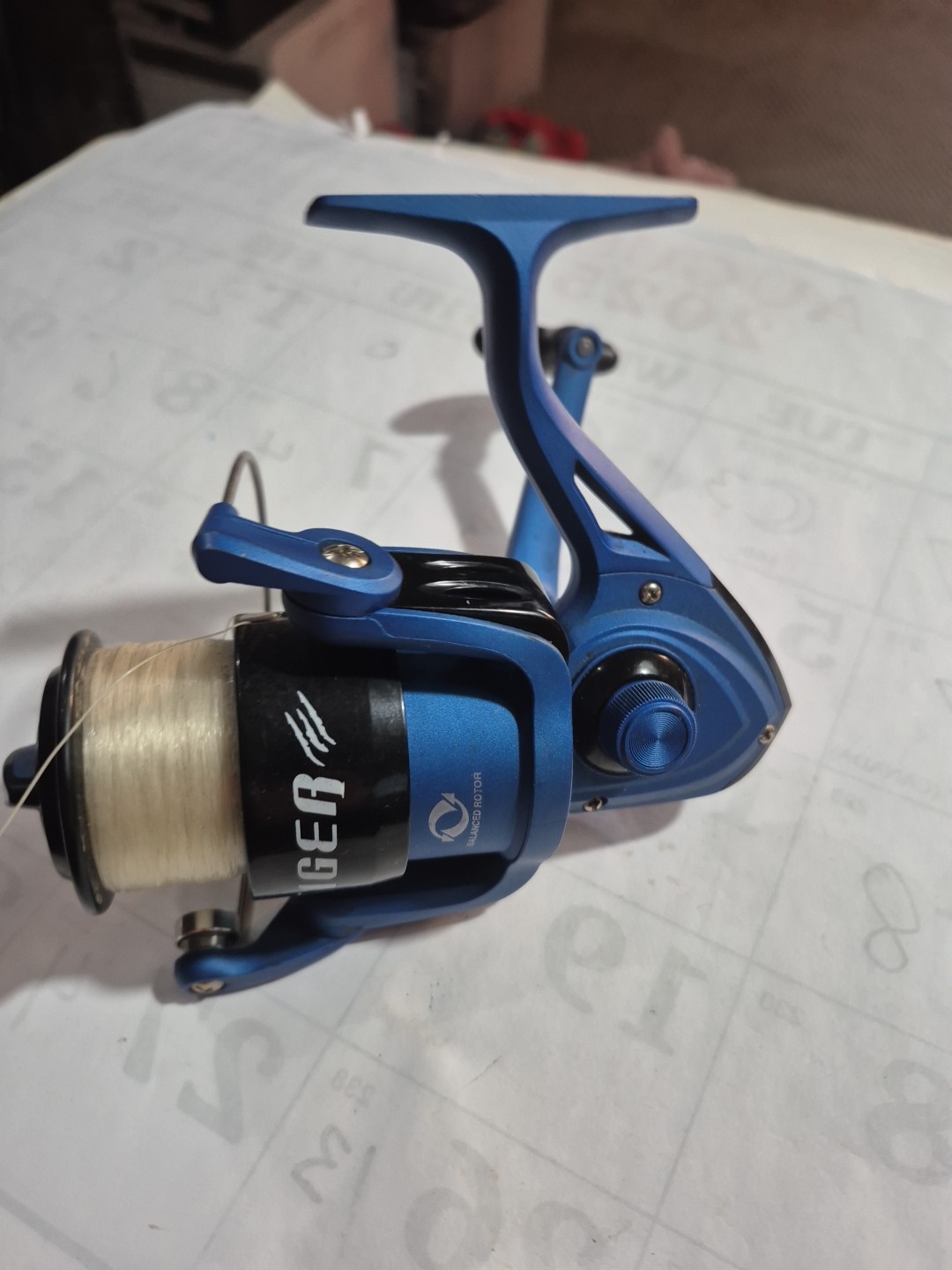 Shakespeare Tiger TGRA50 spinning FISHING reel BLUE